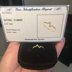 K18 japan gold with diamond